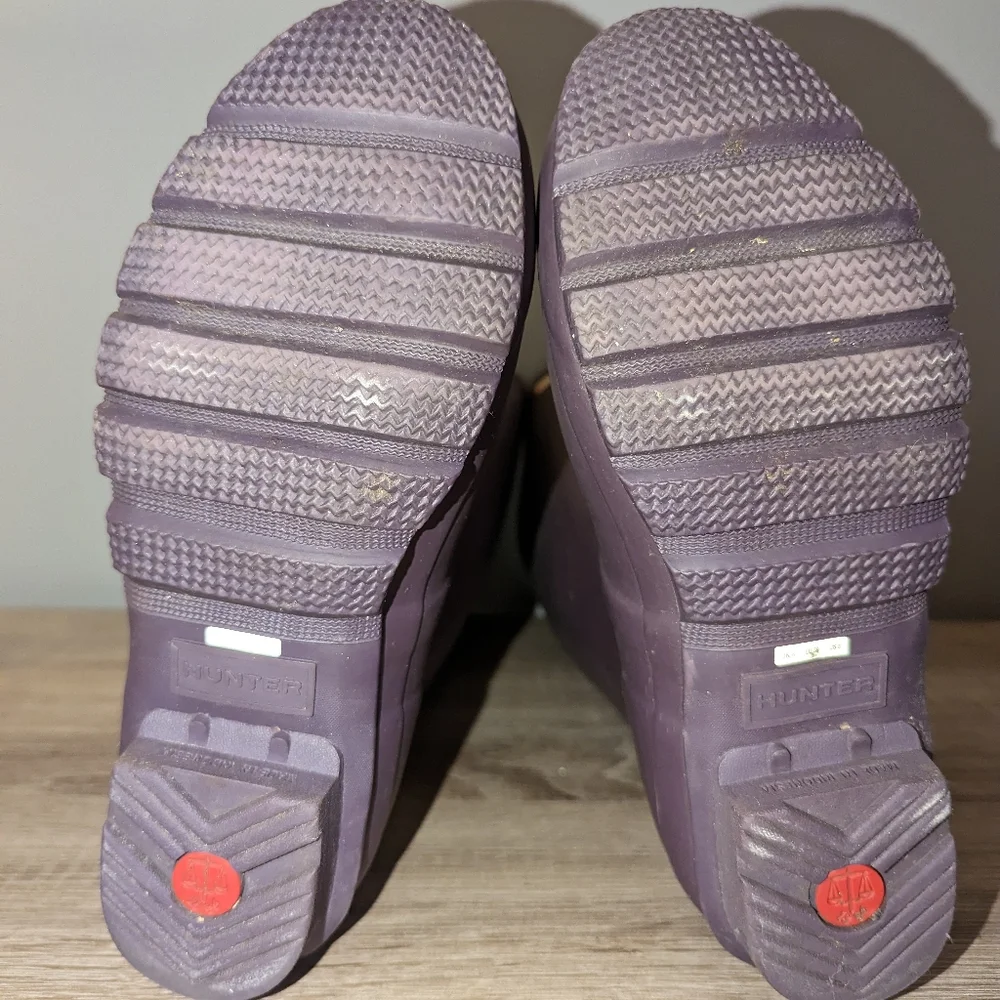 Tall Purple Hunter Boots - Picture 2 of 4